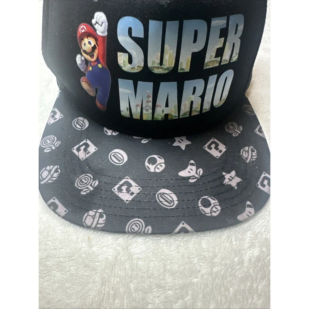 Super Mario Nintendo 2023 Youth Size OSFM Adjustable Cap Hat